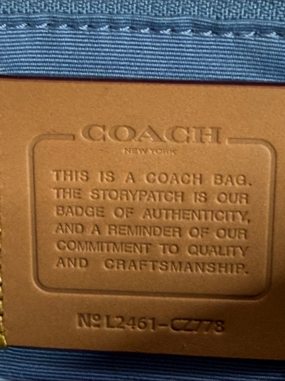 Coach Court Backpack In Signature Denim